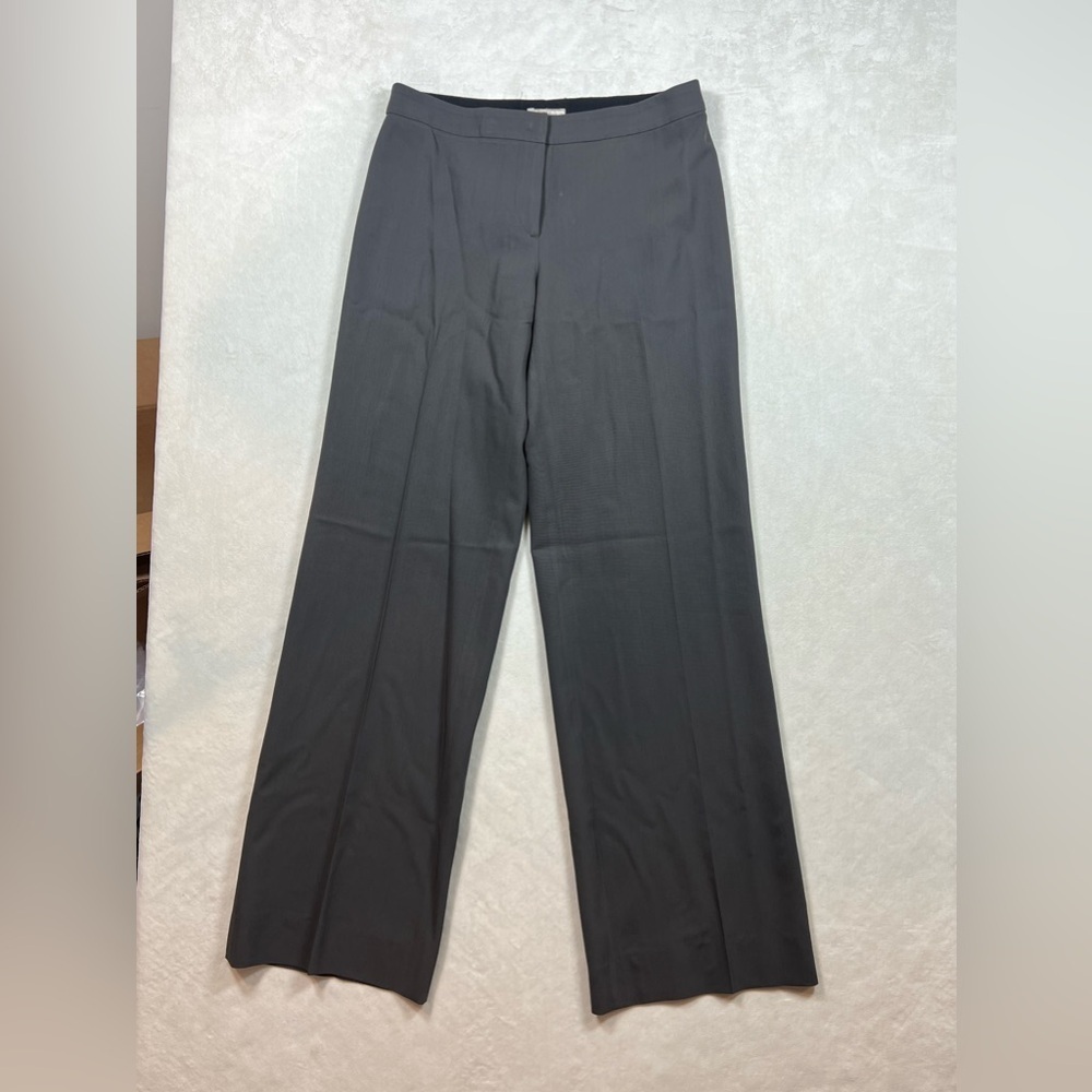Women’s Emporio Armani Made in Italy Size 6 EU40 100% Wool Trousers Gray EUC
